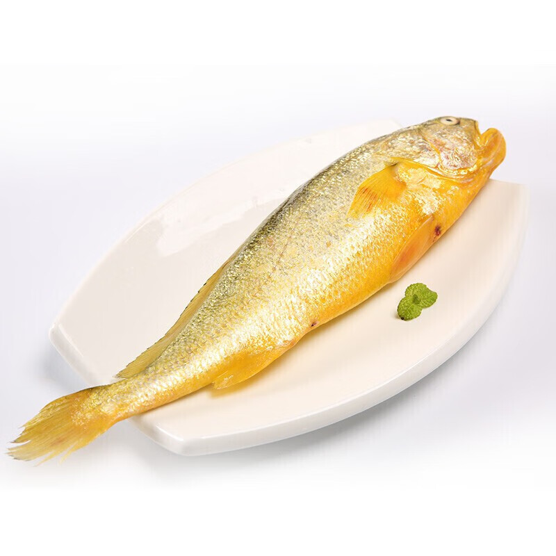 官井一号生鲜新鲜海捕大黄鱼烧烤海鲜水产食材袋装冰鲜黄花鱼300400g