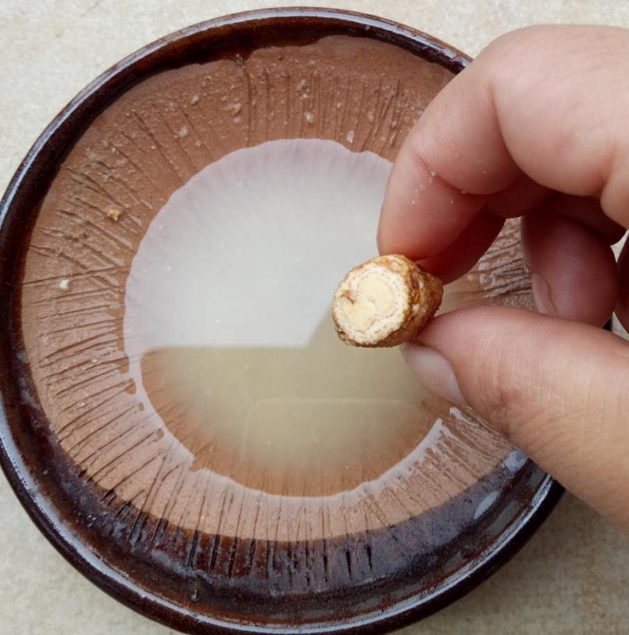 羚羊角研磨器家用手工石磨盘磨羚羊角器羚羊牛角研磨器牛羊角边缘无釉