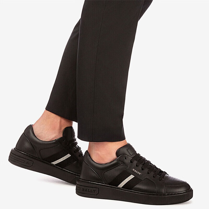 巴利(bally) 男鞋 男士经典系带男鞋 6234206 黑色 休闲运动鞋 9/43