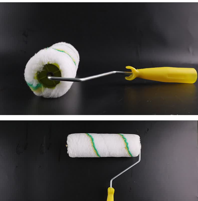 臻蒂 八寸内外墙滚筒刷四寸滚刷墙面小油漆滚刷工具 白色 4寸