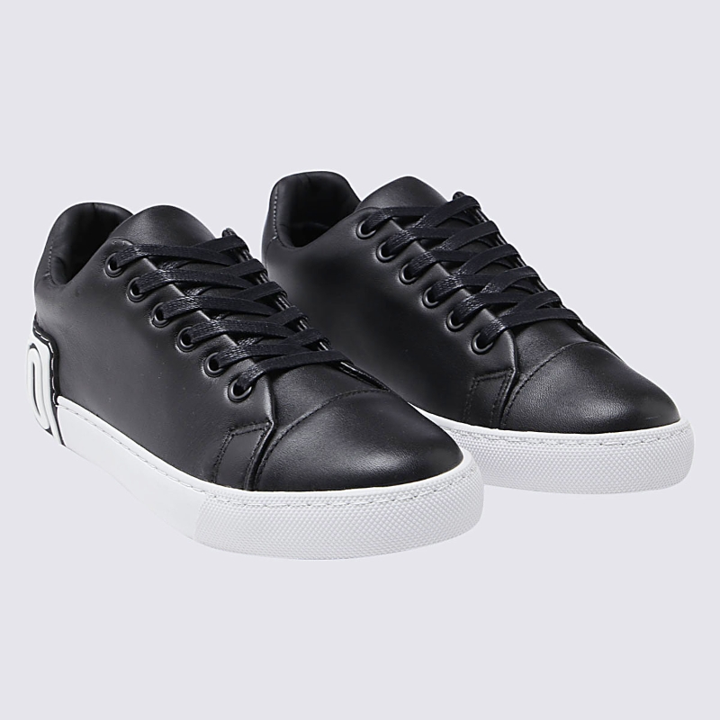 欧洲直采moschino莫斯奇诺女鞋2022春夏女士时尚休闲鞋黑色36