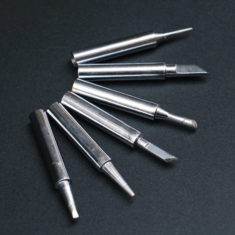 907烙铁头恒温电洛铁头适用黄花905e焊头60w马蹄刀头尖头一字特尖焊锡