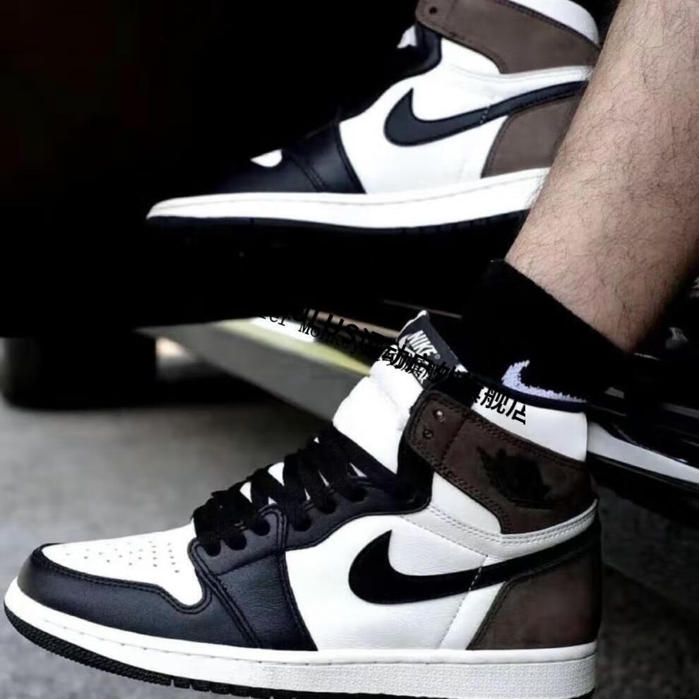 【自营官方旗舰店】限定款air aj·1 dar mocha黑摩卡小倒钩情侣透气