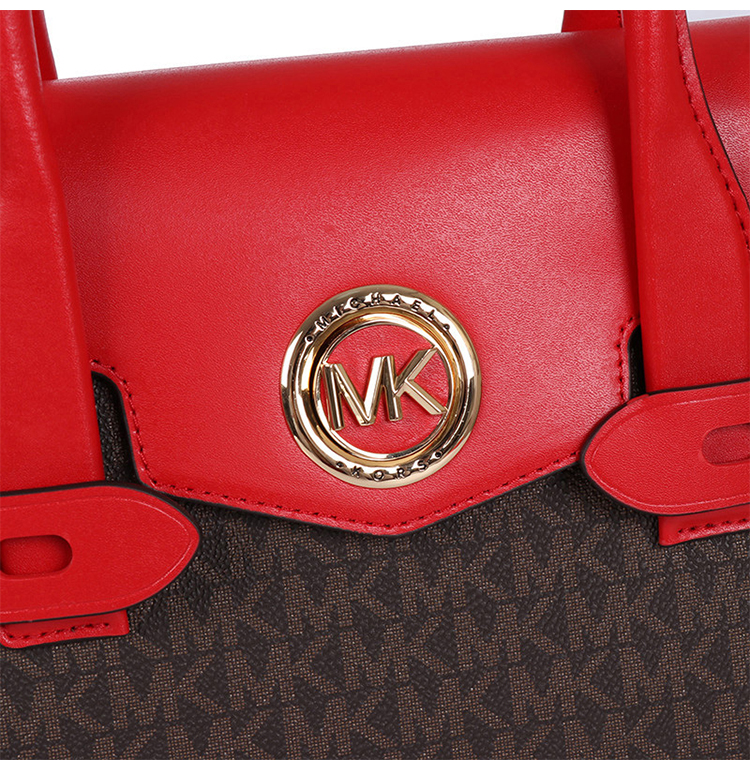 michael kors迈克科尔斯 mk女包carmen系列老花手提包单肩斜挎包30s0g