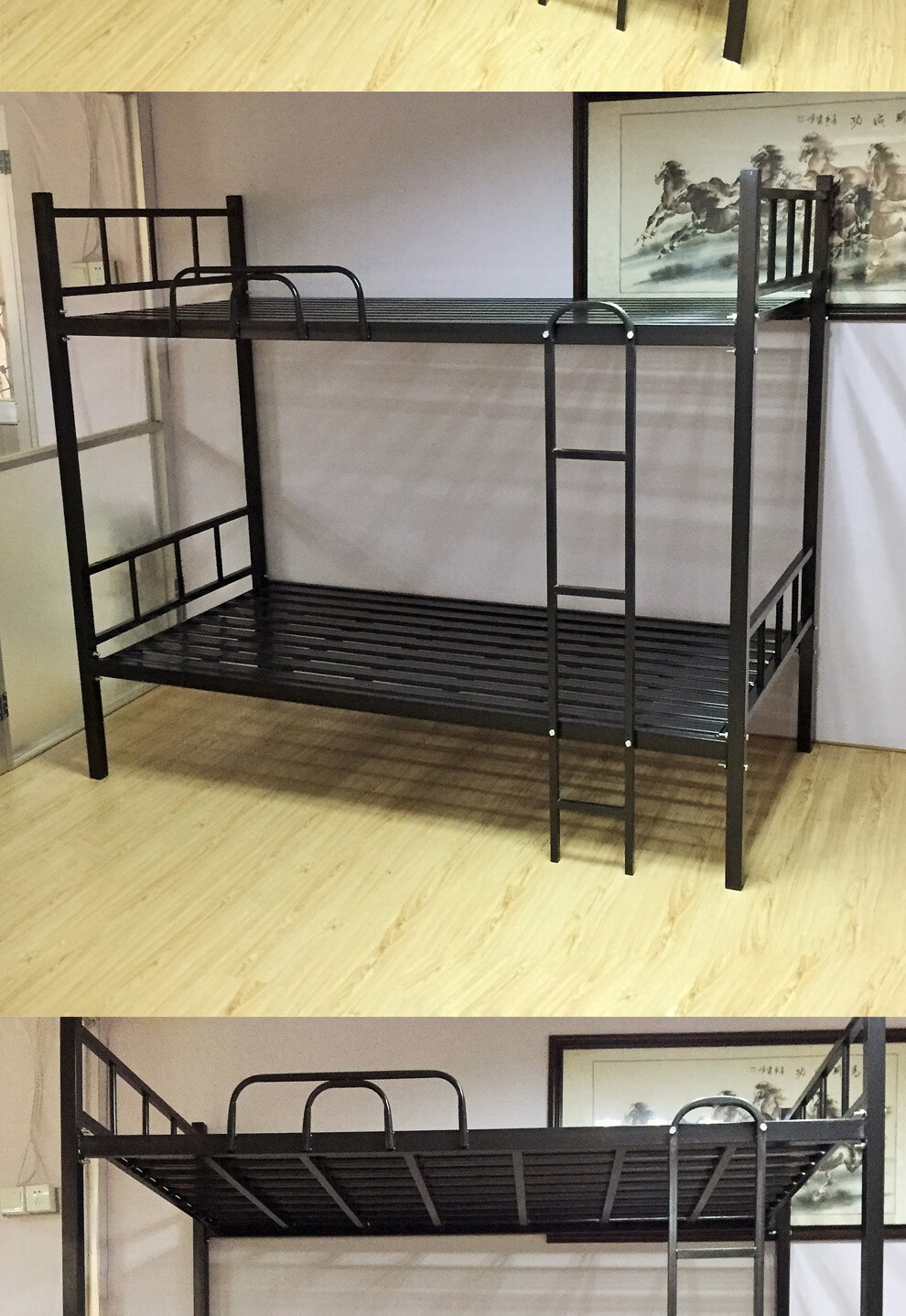 公寓床员工上下铺宿舍双人铁床 200cm*90cm*170cm