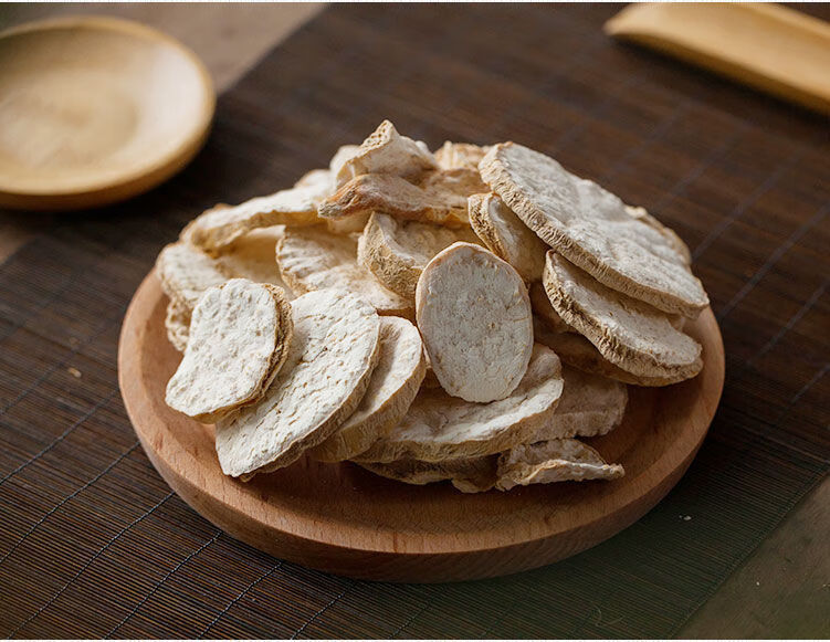 天花粉中药材500g天花粉片瓜蒌根栝楼根手工切片大片精选 500g【图片 