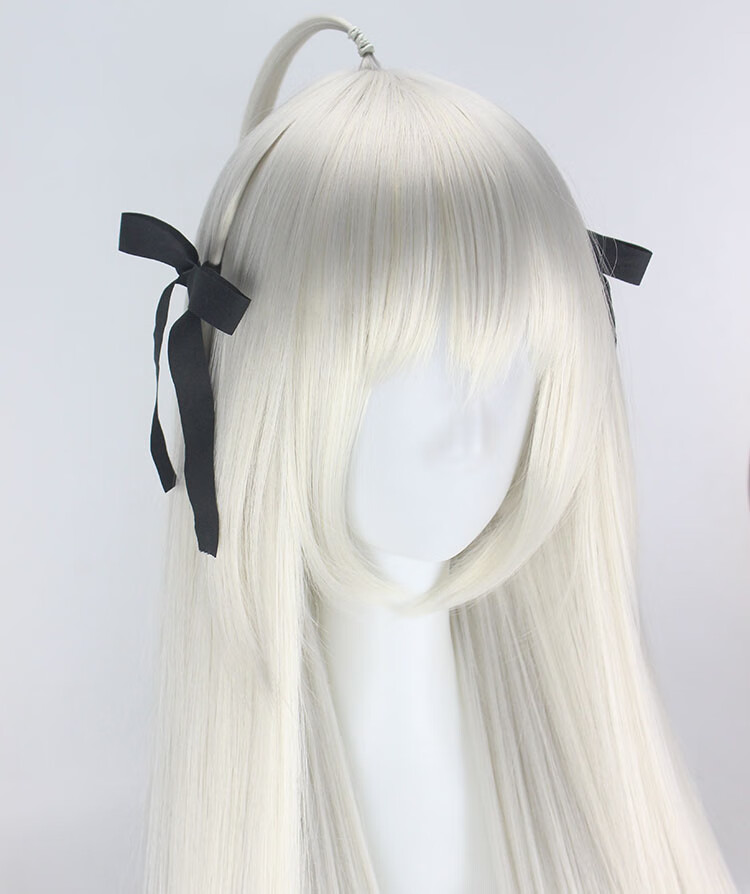 春日野穹cos假发穹妹动漫假毛 奶灰金色假发 散发款 护理五件套