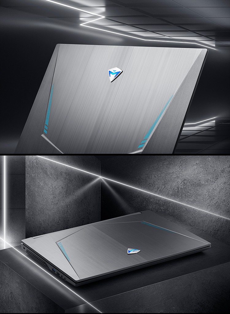 机械师二手笔记本t90f117156寸16g内存全面屏笔记本i79750游戏本95新