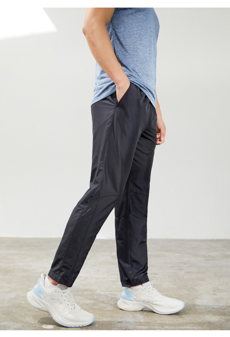 安踏男裤运动裤男官方旗舰男装男运动休闲修身梭织裤子男长裤冰丝感