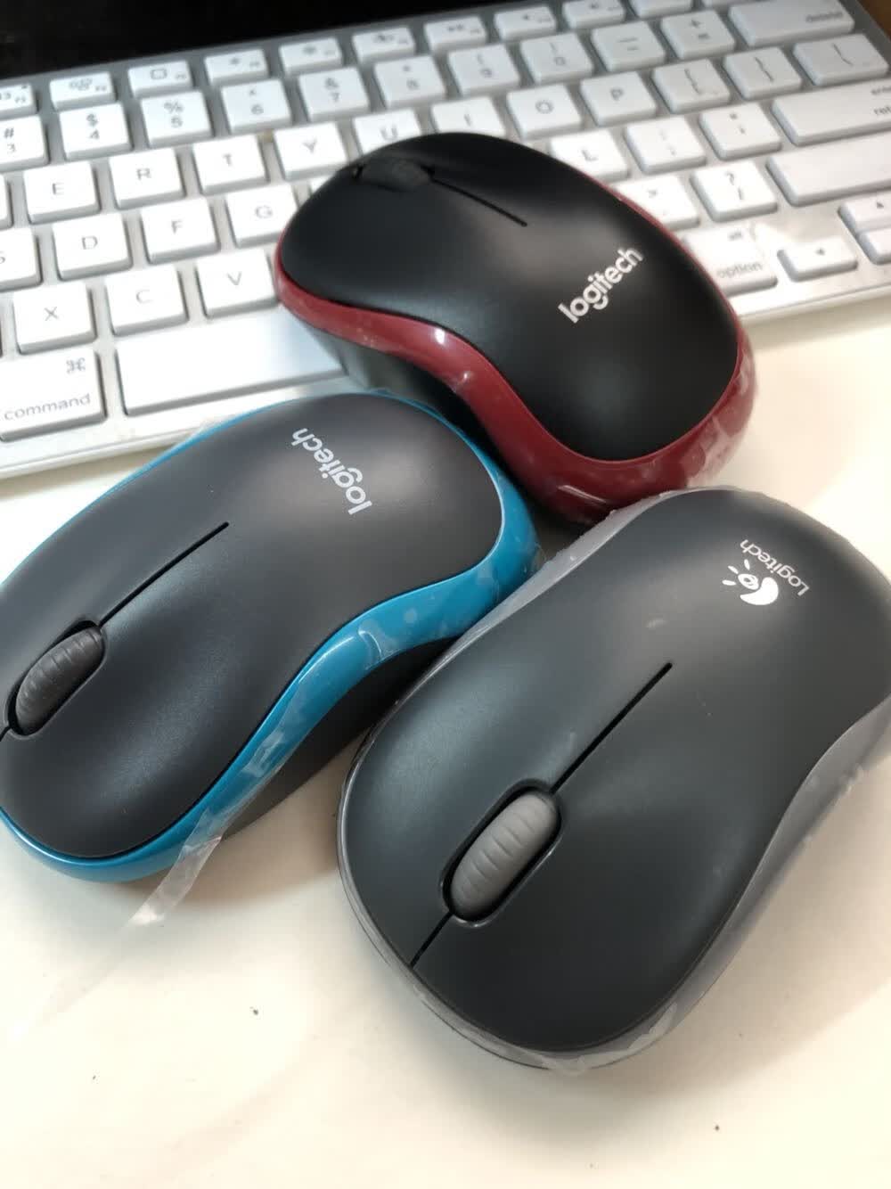 台式m185无线鼠标usb游戏办公小巧罗技耐用便捷可用电笔记本m186 m185