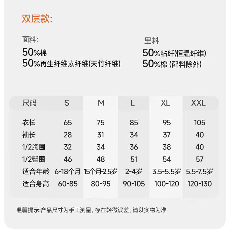 贝肽斯睡袋婴儿秋冬分腿式恒温暖姜宝宝秋冬10-20室温福兔中厚儿童防踢被四季通用 天竹×恒温【秋冬中厚 室温10-20℃】福兔献果 M码【身高80-95cm】年龄15个月-2.5岁详情图片27