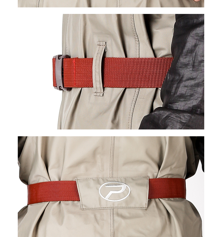 名古川日本prox涉水裤路亚裤钓鱼男飞蝇钓半身下水服透气连体捕鱼裤