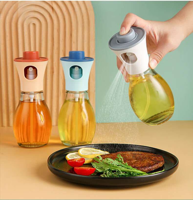 喷油瓶空气炸锅专用厨房家用喷油壶喷雾化状食用控油壶玻璃喷壶装喷油