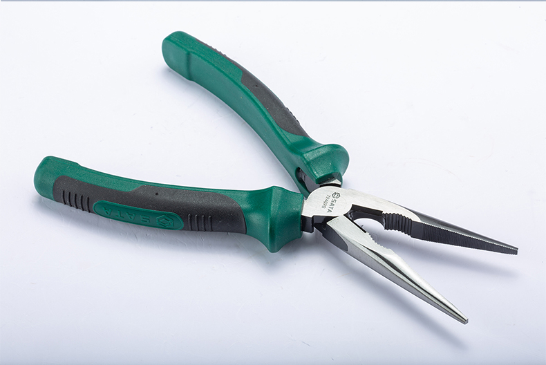 世达(sata)工具省力款型尖嘴钳电工尖头钳子6寸8寸72401-72402b 72401