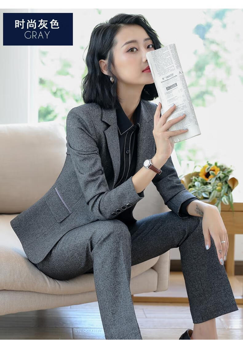 森马旗下棉致小西装外套女职业套装女西装高端时尚气质面试正装职场