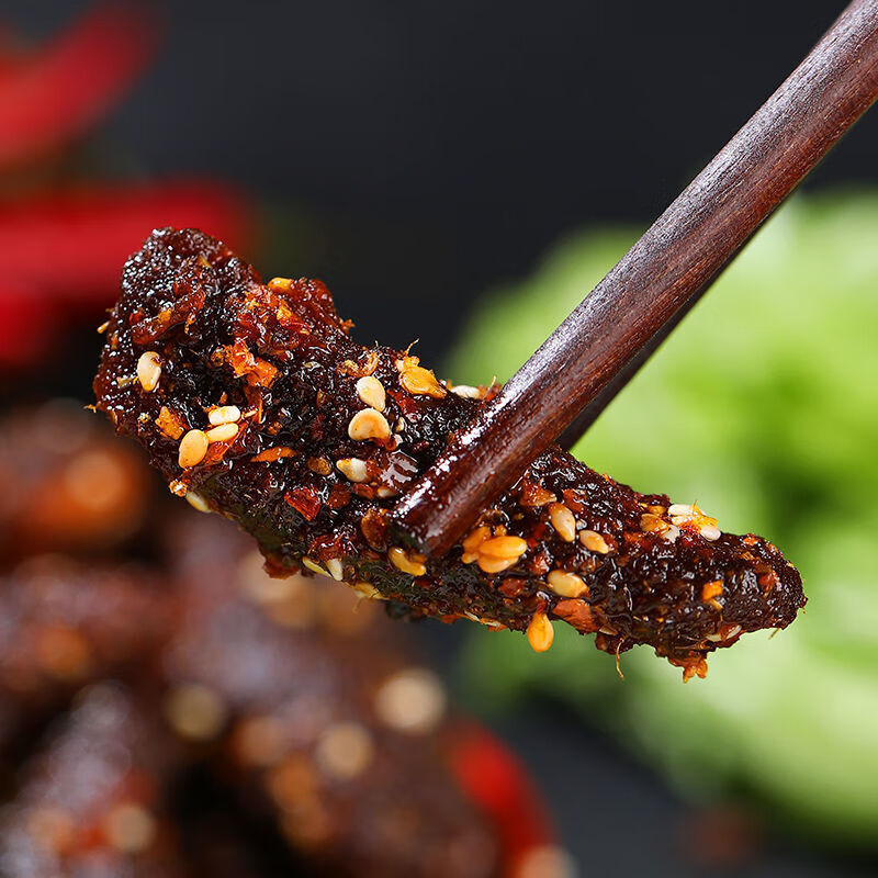 老四川麻辣牛肉干200g 手撕牛肉条真空独立包装烧烤孜然味休闲零食