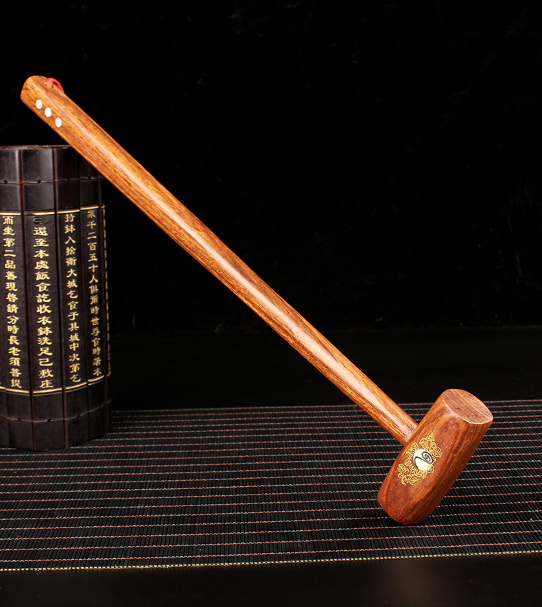 丹越 敲打锤越南花梨木按摩锤实木捶背器经络健康拍打颈部背部按摩