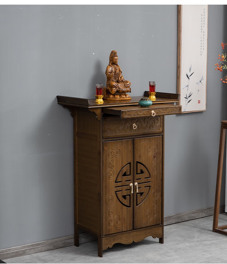 同款供桌香案佛龛佛台家用实木中式现代神台经济型贡台佛桌财神爷供台
