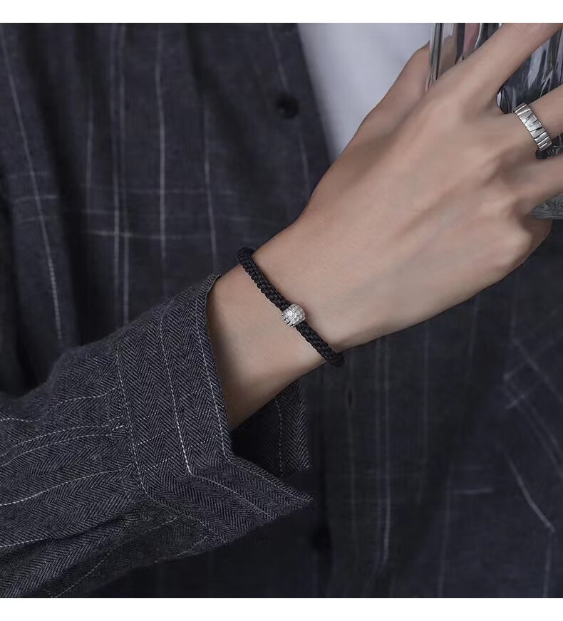 逆鳞手链男士ins小众设计手工编织手绳手串男生时尚个性百搭手饰