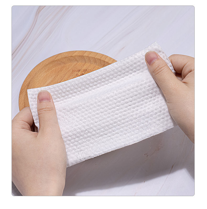 一次性抽取式纯棉化妆棉卸妆棉干湿两用洁面巾纸擦脸4包装420抽加厚