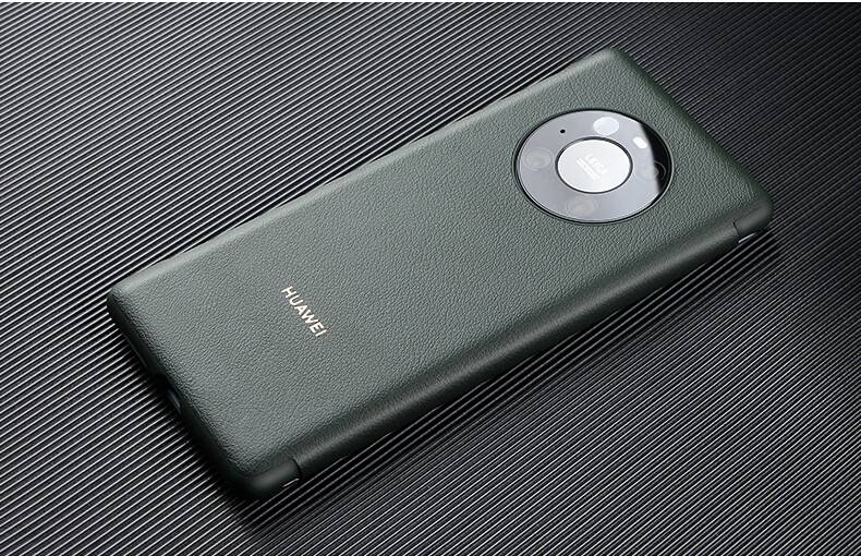 华为mate40pro手机壳原装皮套mate40翻盖智能视窗原厂保护套 mate40