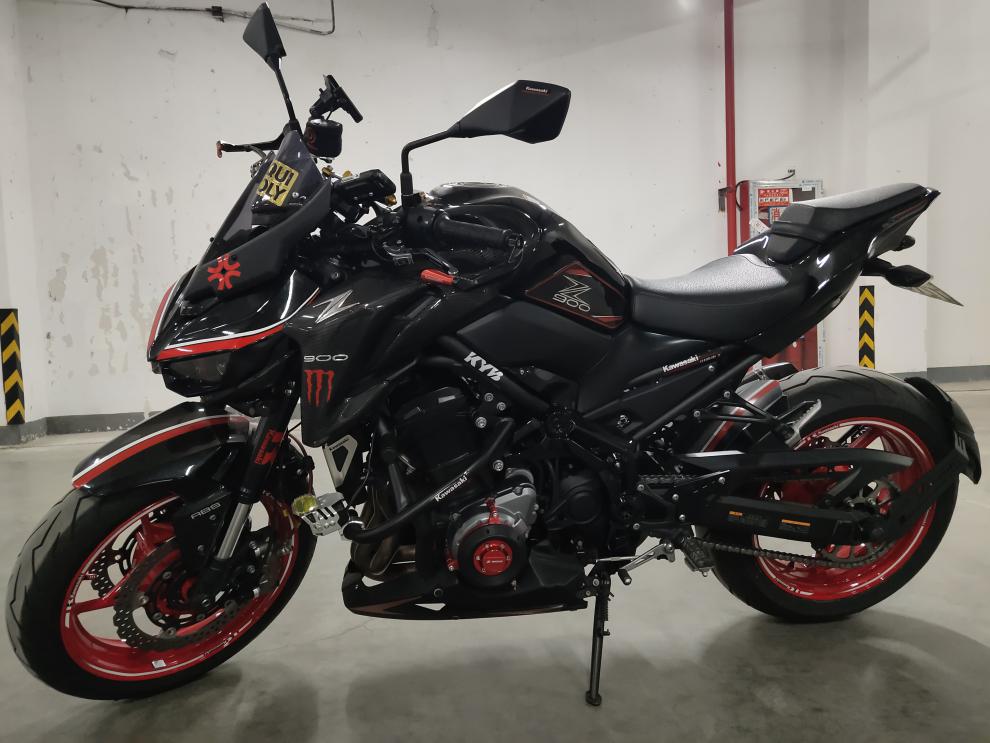 川崎ninja400改装轮毂贴川崎小忍者z400ninja400z650z800z900d款整车