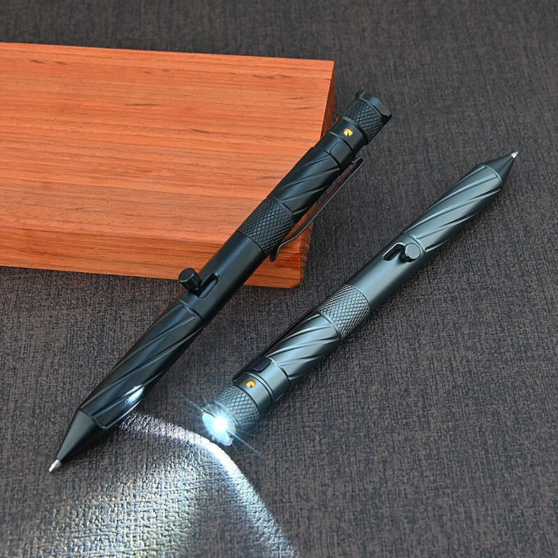 多功能笔战术笔铜化户外多功能防身笔破窗随身便携高硬度防狼自卫铝