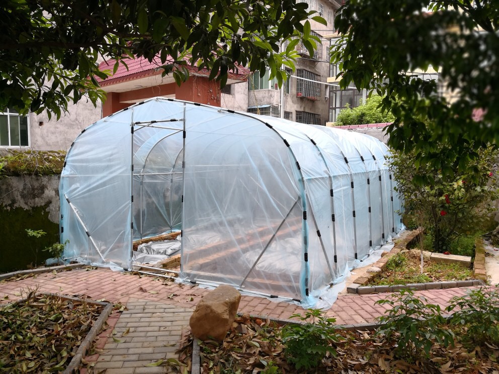 家用温室花房花棚暖房蔬菜大棚骨架防雨防晒阳台楼顶植物保暖多肉冬季