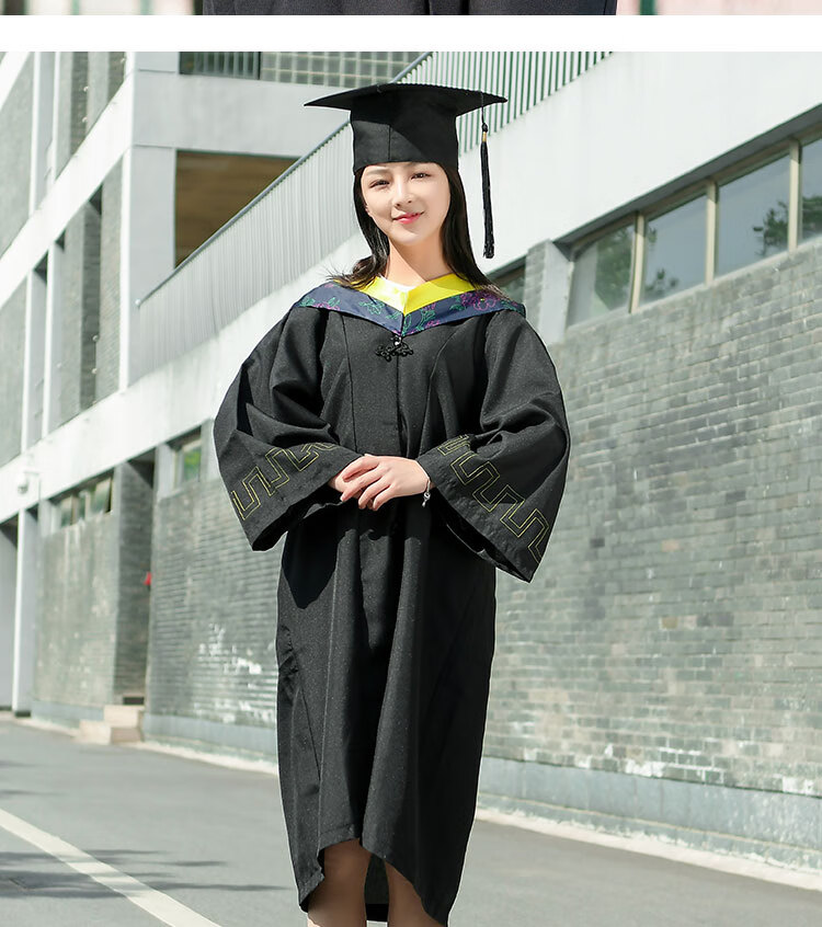 学士服本科大学生文科理科工科毕业季礼服硕士博士艺术文学学位服