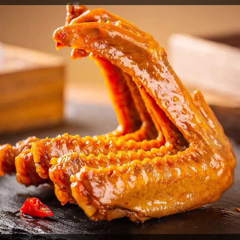 京喜好货香辣鸭翅零食卤味肉类熟食麻辣鸭翅零食即食鸭肉鸭脖鸭货小吃