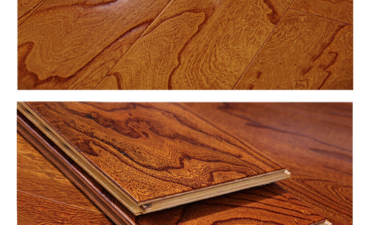 电加热木地板 碳纤维石墨烯发热木地板家用强化实木板翻新安装电热