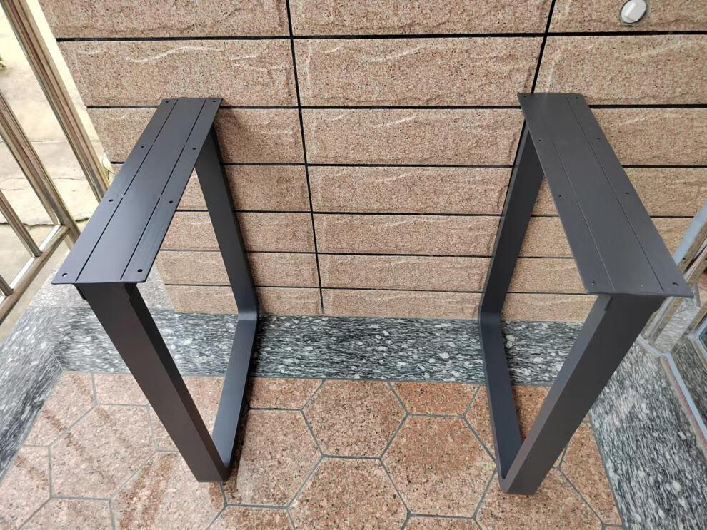 欧格达(ougeda)铁艺桌腿支架金属桌脚桌子腿梳妆台脚架吧台脚支撑柱