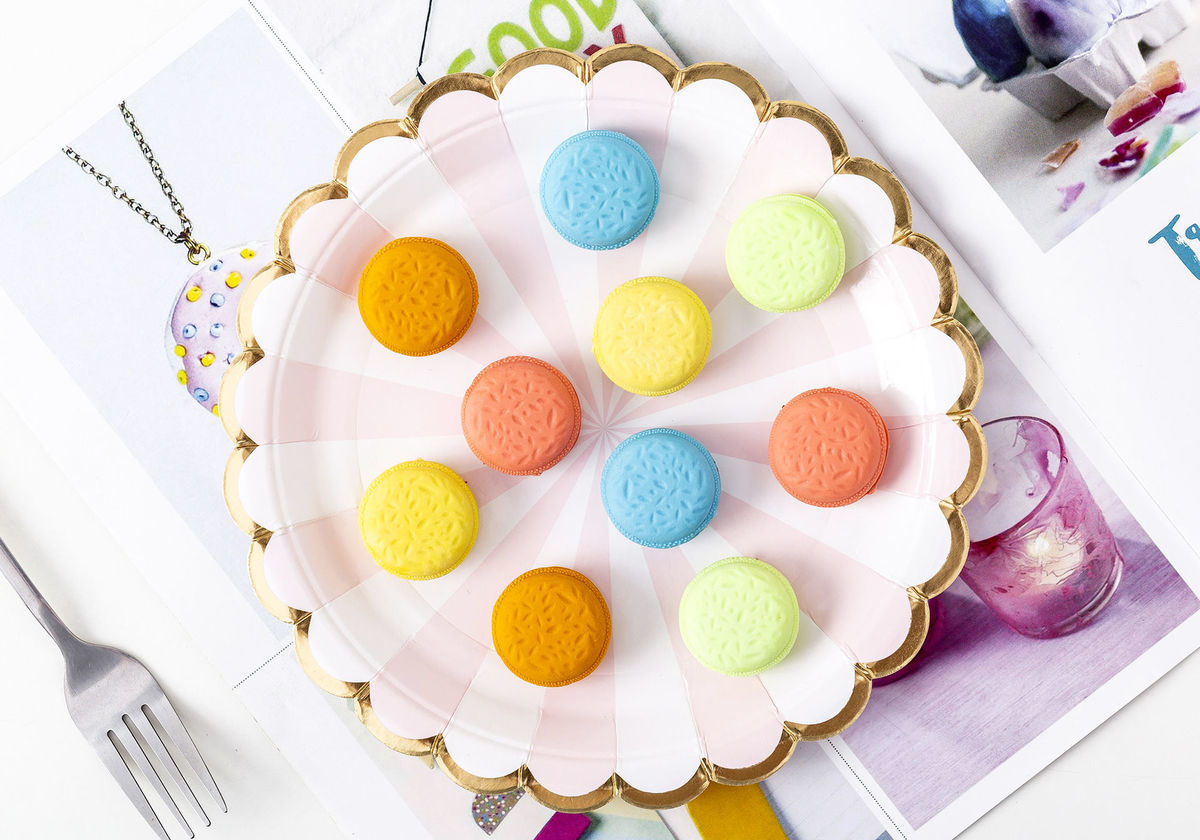 温妤 创意糖果色马卡龙橡皮擦 可爱造型橡皮儿童礼物学习文具奖品