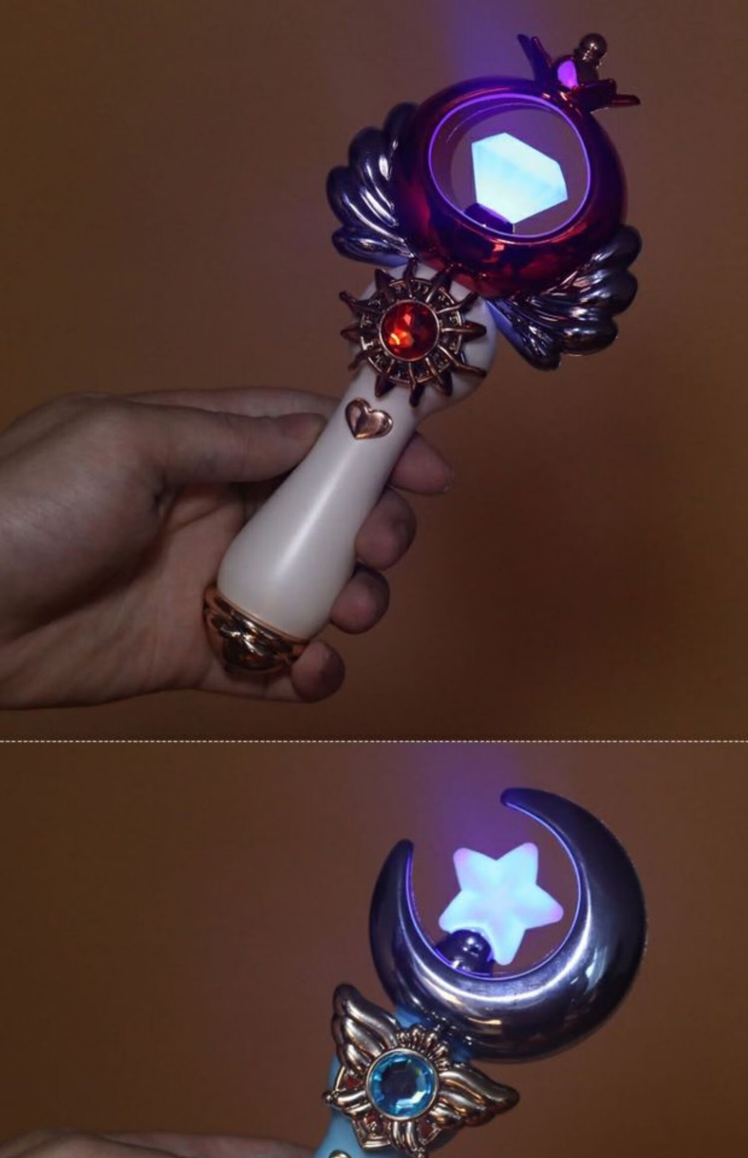 仙女魔法棒魔法棒公主女童音乐仙女棒 发光魔仙棒权杖儿童女孩小魔仙