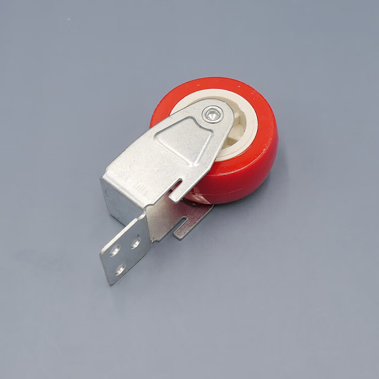 卷帘门配件导向轮铝滑道通用轮滑轮轮子底梁定位轮导槽轮子红色一个