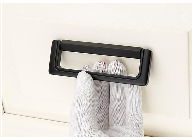 抽屉暗拉手隐形柜子柜门把手现代简约衣柜榻榻米平拉手隐藏拉环 c款