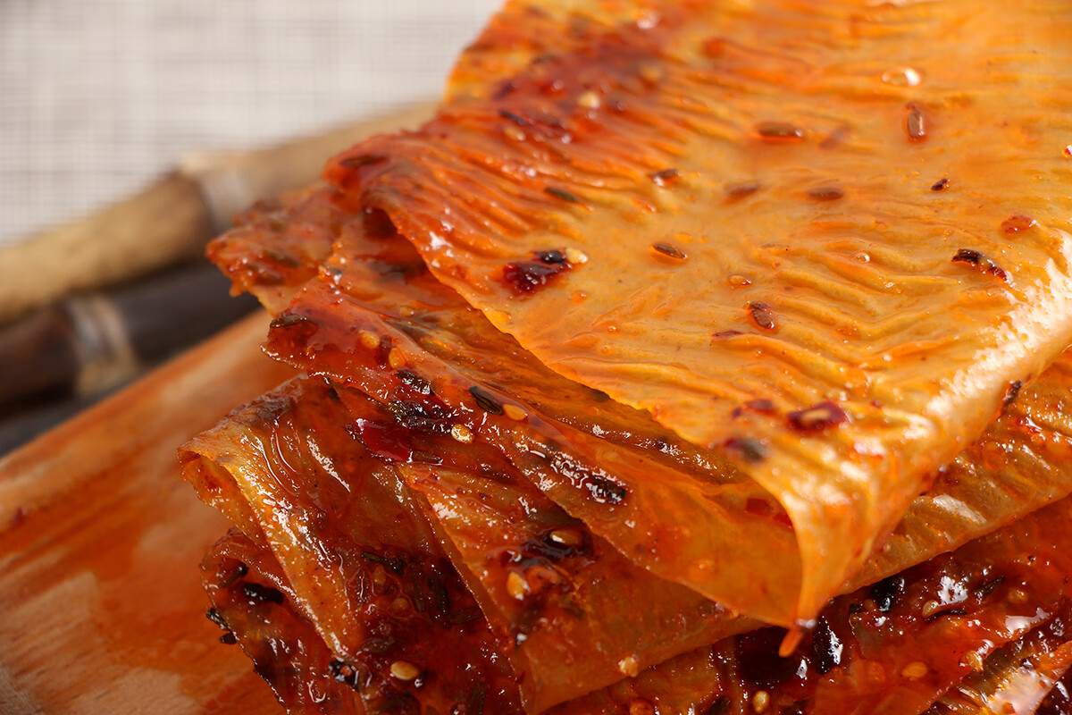 80后老式大辣片230g袋儿时怀旧辣豆皮麻辣零食老式8090大辣片大辣片