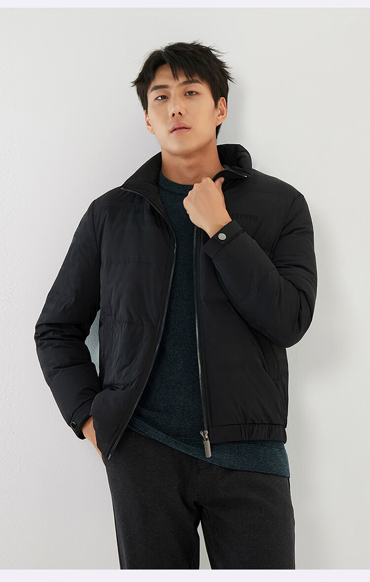 【商场同款】爱登堡羽绒服男秋冬季新款白鸭绒立领保暖男士休闲外套