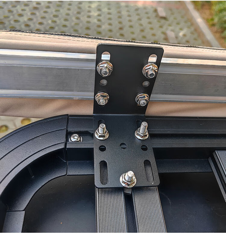 aw车顶行李架配件工兵铲铁锹固定支架脱困板固定器猴爬杆固定支架 1米