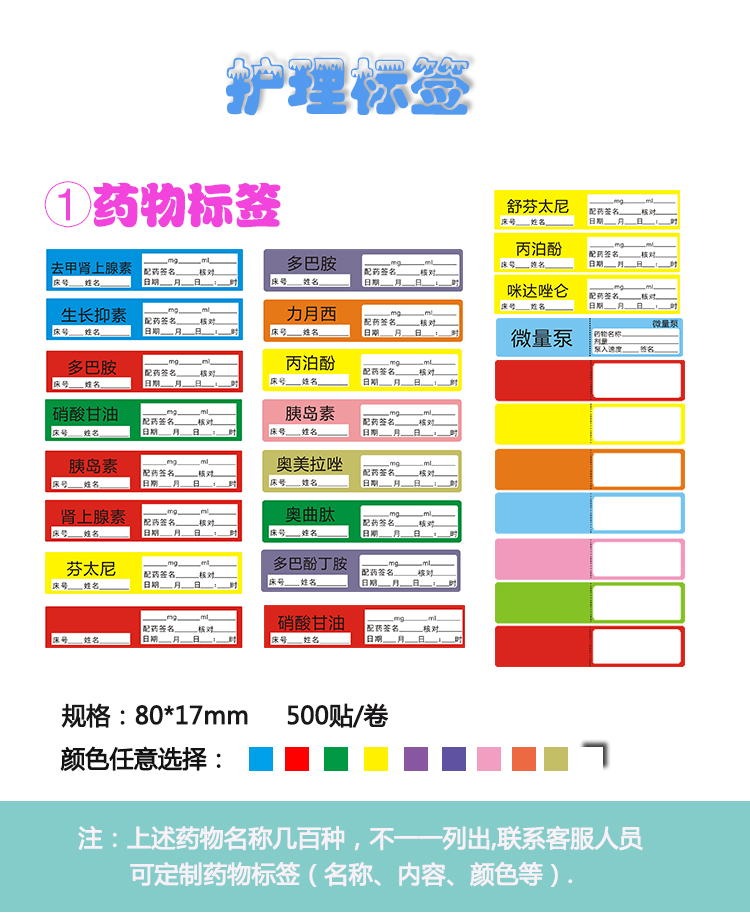 启用时间标签贴医院用警示近效期有效期失效标识护理药品标示抢救车