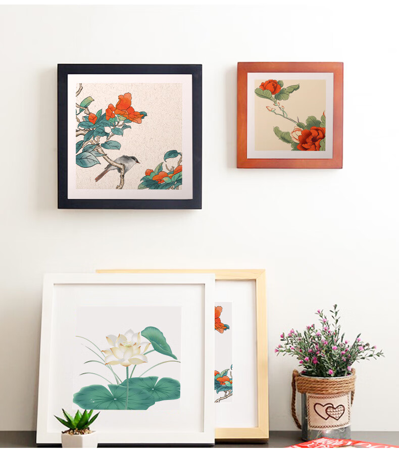 宣纸卡纸加厚书法国画半生半熟作品纸裱好生宣纸仿古正方形圆形扇面