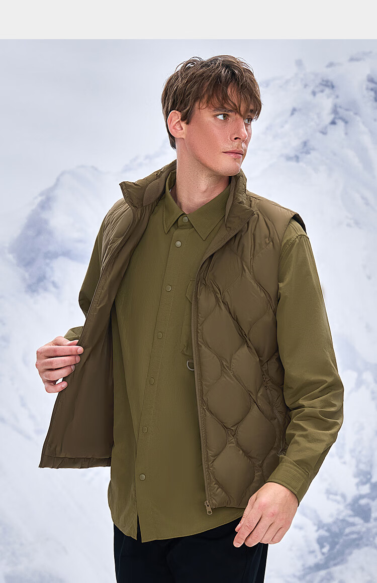 HLAHLA Men's Down Vest 25 Sports SPORTSDAY Warm Winter Jacket 17