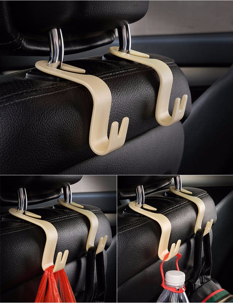 萨卡泰(sacatec)汽车车载挂钩后座椅背挂钩隐藏式多功能车内创意用品