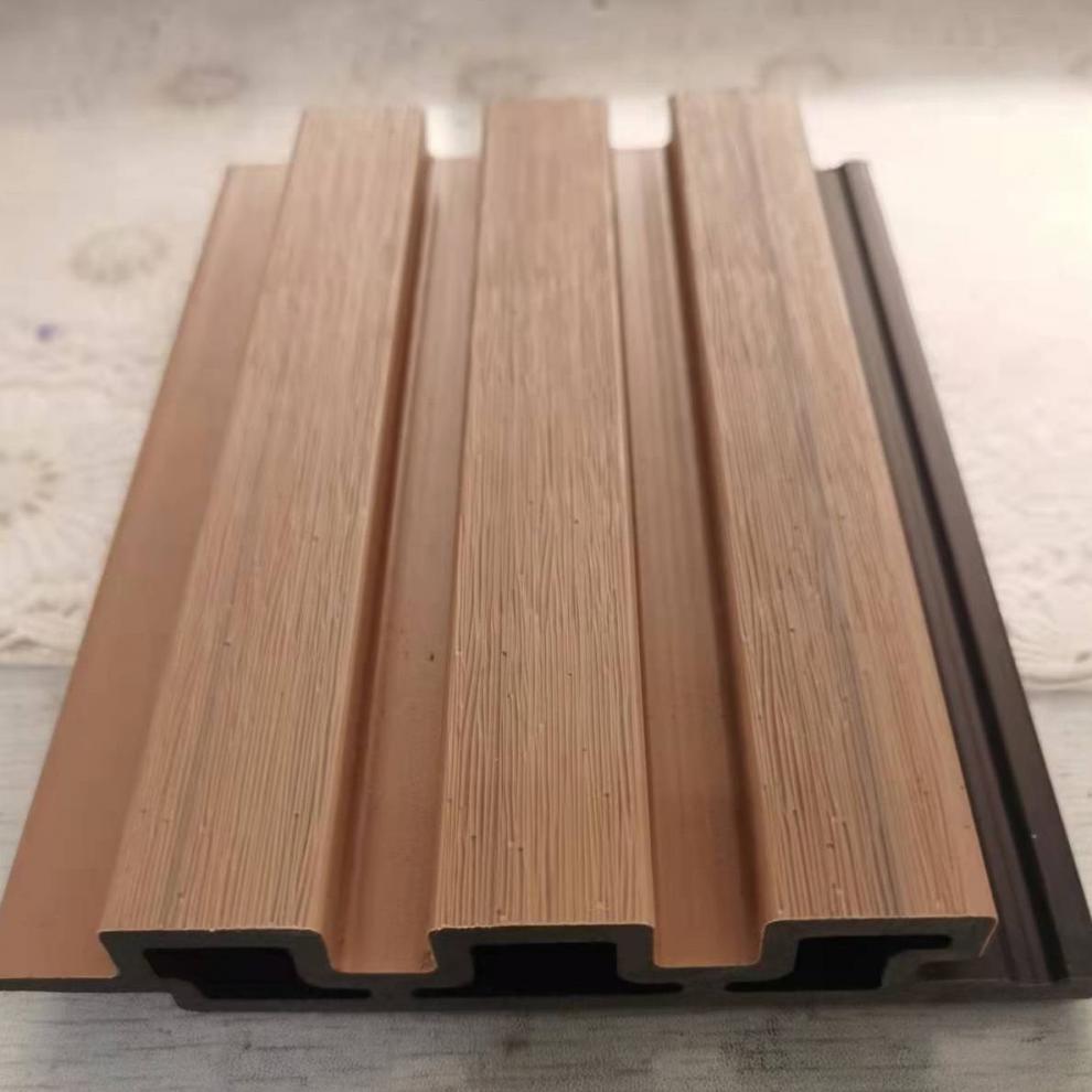 2022新 款可狄木塑板户外塑木长城板木塑格栅板室外墙板护墙板-onevan