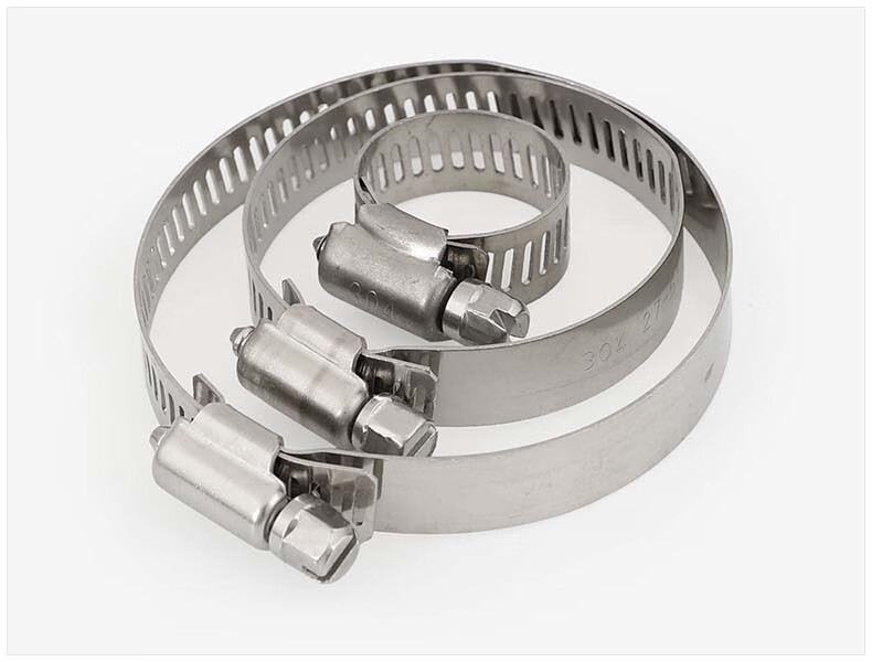 冰能全钢卡箍304不锈钢喉箍固定电线卡抱箍管卡管箍管夹抱箍紧固件可