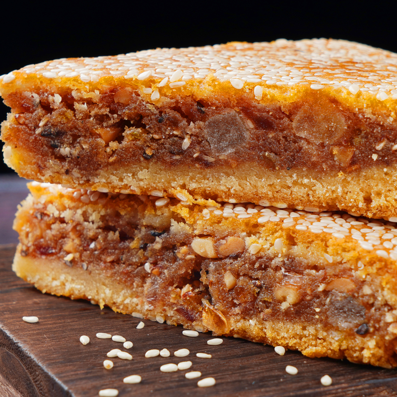 奉节向杨五仁月饼老式手工传统四川特产重庆中秋向阳大月饼一个装 ()