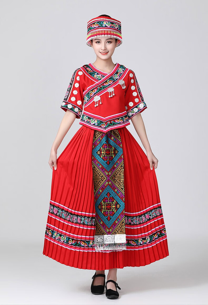 云南少数民族服装彝族女苗族服装云南贵州少数民族衣服侗瑶族壮族彝族