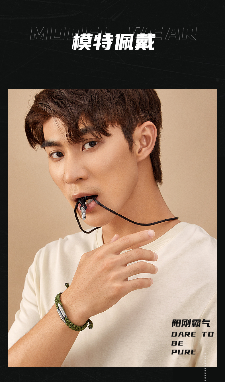 子弹项链潮流时尚嘻哈风格生日送男友老公战友纪念品惊喜特别的礼品