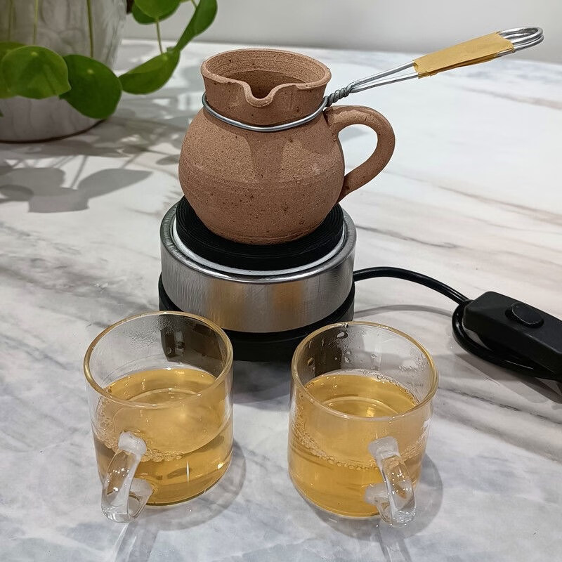 甘肃罐罐茶煮茶器茶罐电茶炉煮茶电炉子咖啡炉家用迷你熬茶电热炉 a