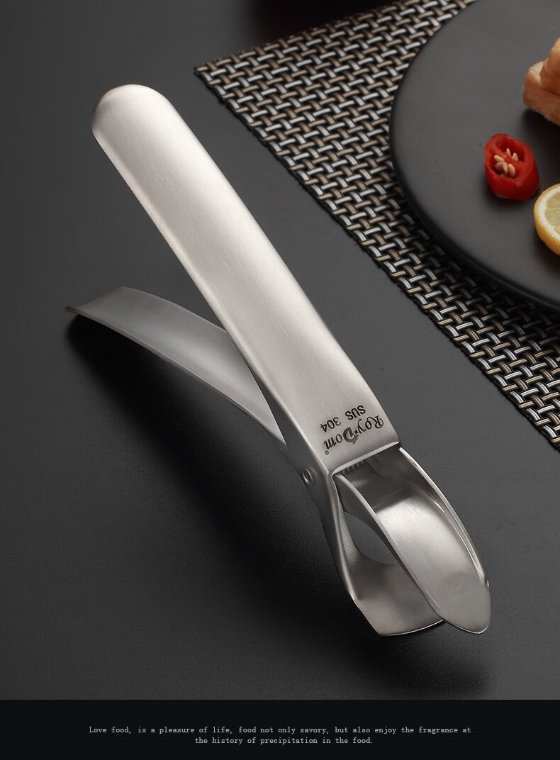 roydom304不锈钢提盘夹子防烫夹家用取碗器厨房防滑菜夹蒸夹取盘夹